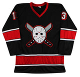 Ari Lehman "First F'N Jason" Authentic Signed Black Hockey Jersey BAS Witnessed