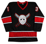 Ari Lehman "First F'N Jason" Authentic Signed Black Hockey Jersey BAS Witnessed