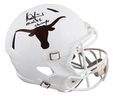 Texas Vince Young "2005 National Champs" Signed Full Size Speed Rep Helmet BAS W