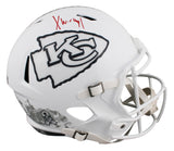 Chiefs Xavier Worthy Signed STS III Full Size Speed Rep Helmet W/ Case Fanatics