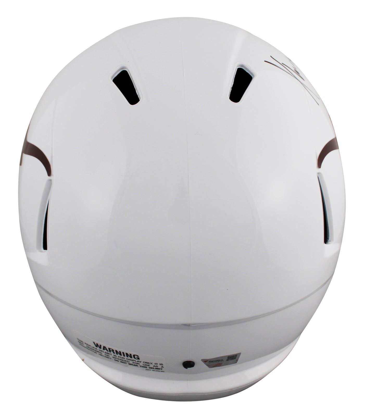 Texas Xavier Worthy Authentic Signed Full Size Speed Rep Helmet Fanatics