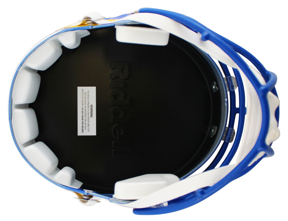 Rams Matthew Stafford Signed Full Size Speed Rep Helmet W/ Case BAS Witnessed