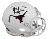 Texas Vince Young Authentic Signed Speed Mini Helmet W/ Case BAS Witnessed
