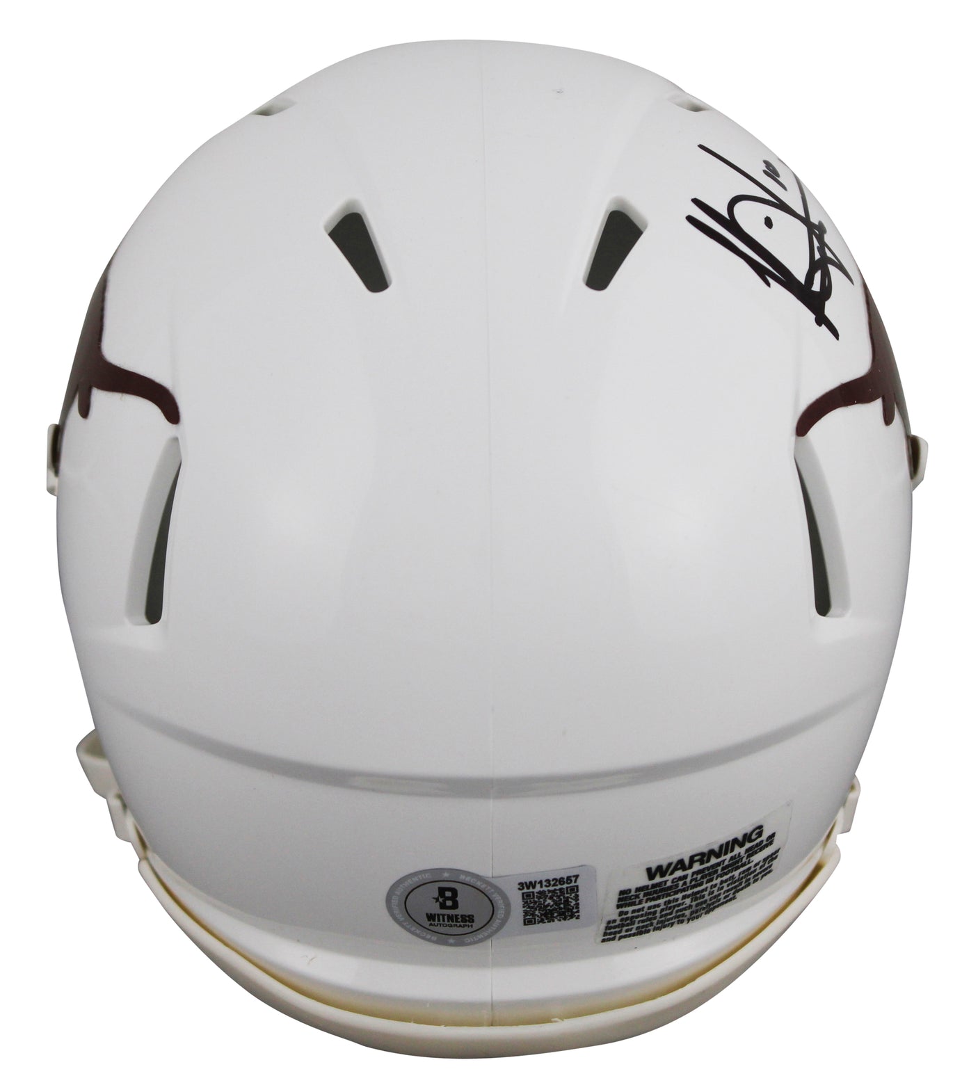 Texas Vince Young Authentic Signed Speed Mini Helmet W/ Case BAS Witnessed