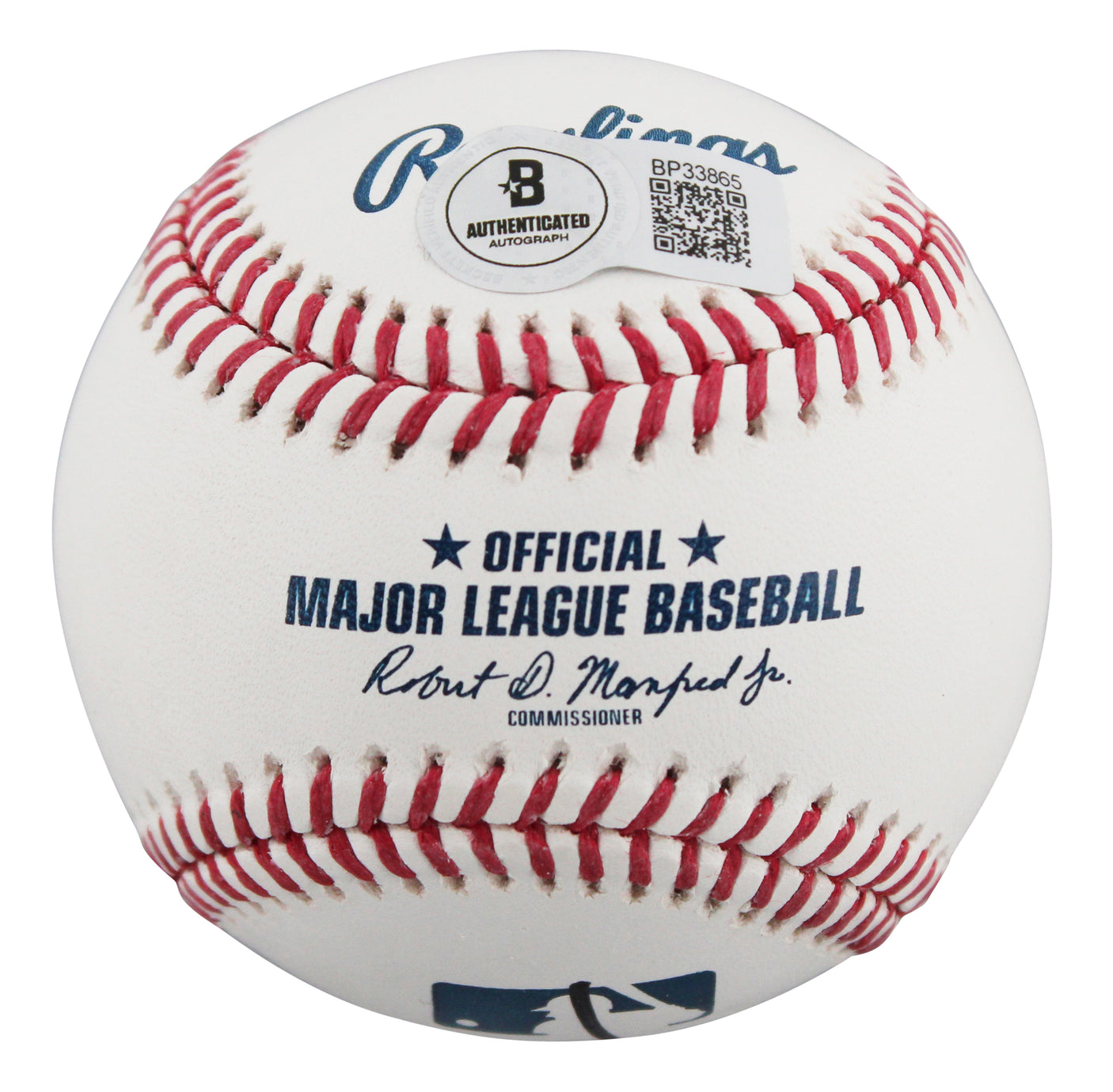 76ers Charles Barkley Authentic Signed Manfred OML Baseball BAS #BP33865