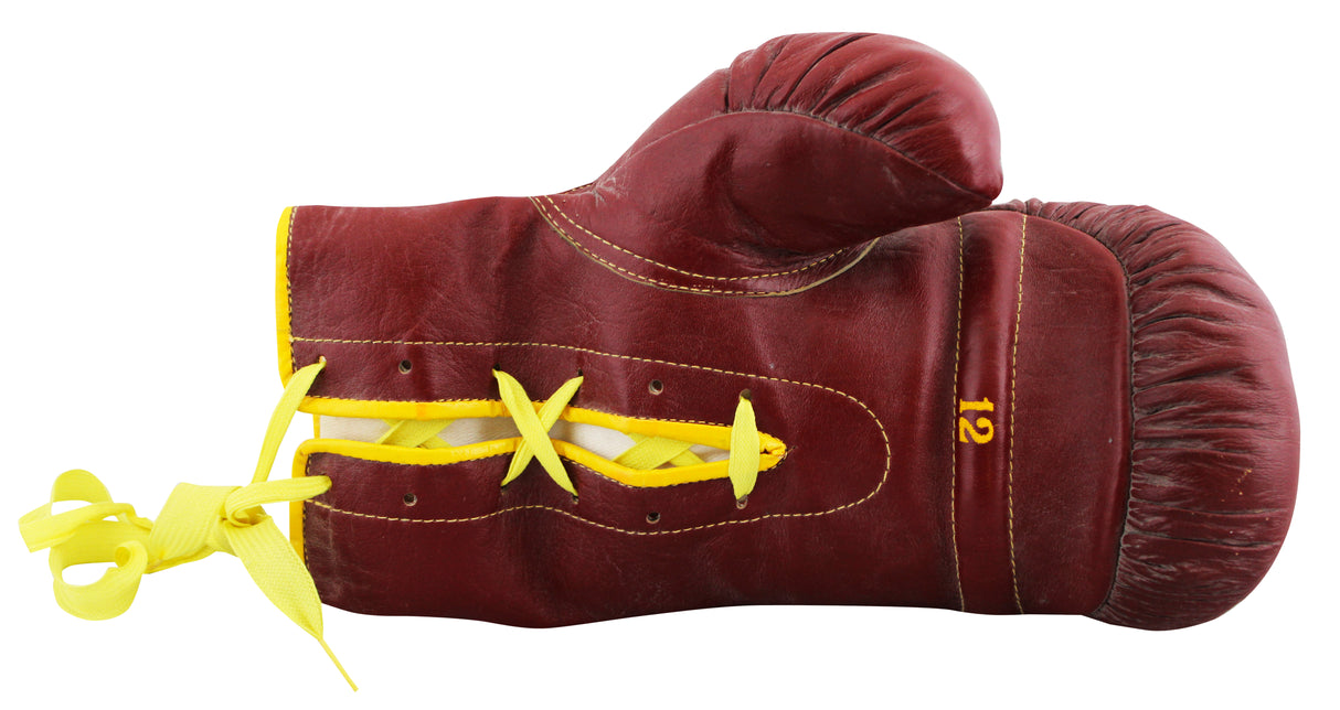 Muhammad Ali Authentic Signed Red Left Hand Everlast Boxing Glove JSA #YY91716