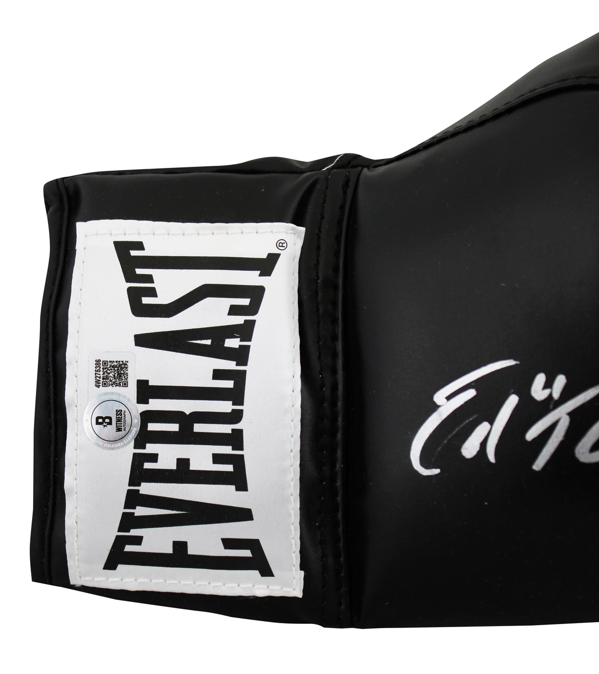 Ed "Too Tall" Jones Signed Black Right Hand Everlast Boxing Glove BAS Witnessed