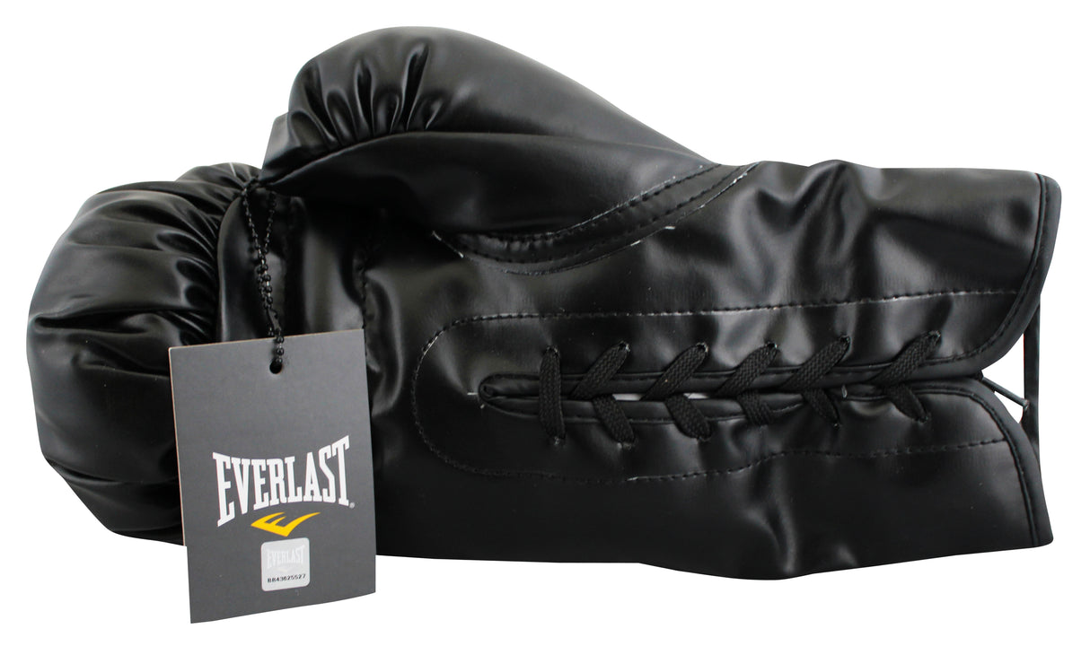 Ed "Too Tall" Jones Signed Black Right Hand Everlast Boxing Glove BAS Witnessed