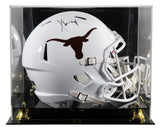 Texas Xavier Worthy Authentic Signed Full Size Speed Rep Helmet W/ Case Fanatics