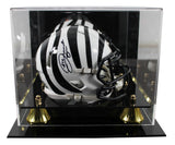 Bengals Joseph Ossai Signed 2022 On-Field Alt Speed Mini Helmet W/ Case BAS Wit