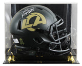 Rams Matthew Stafford Signed STS IV Full Size Speed Rep Helmet W/ Case BAS Wit