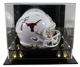 Texas Joseph Ossai Authentic Signed Speed Mini Helmet W/ Case BAS Witnessed