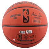 Spurs David Robinson Authentic Signed Spalding I/O Basketball BAS Wit #WY58074