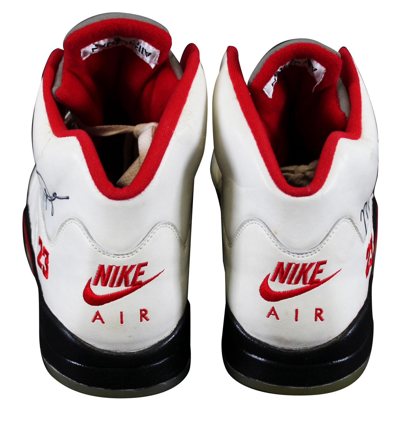 Bulls Michael Jordan Signed Nike Air Jordan V Size 13 Shoes w/ Original Box BAS