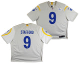 Rams Matthew Stafford Authentic Signed Bone Nike Game Jersey BAS Witnessed