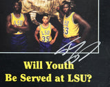 Shaquille O'Neal Signed 1989-90 College Basketball LSU Yearbook BAS W #3W388793