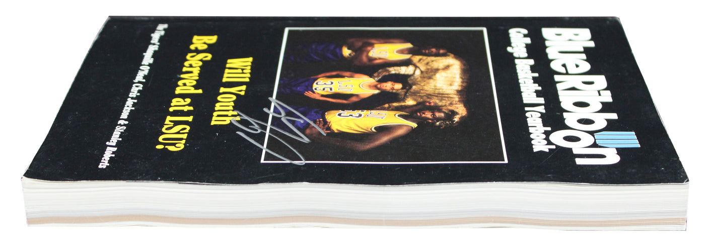 Shaquille O'Neal Signed 1989-90 College Basketball LSU Yearbook BAS W #3W388793