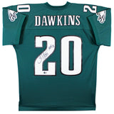 Eagles Brian Dawkins "HOF 18" Signed Green Mitchell & Ness Jersey BAS Witnessed