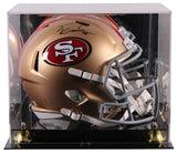 49ers George Kittle Signed Full Size Speed Rep Helmet W/ Case BAS Witnessed