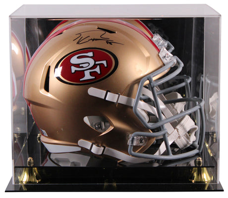 49ers George Kittle Signed Full Size Speed Rep Helmet W/ Case BAS Witnessed
