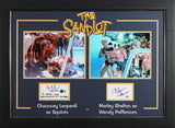 Chauncey Leopardi & Marley Shelton The Sandlot Signed Framed Display BAS PSA