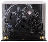 Cowboys (4) Aikman, Smith +2 Signed Eclipse F/S Speed Proline Helmet W/ Case BAS