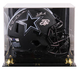 Cowboys (3) Aikman, Smith +1 Signed Eclipse F/S Speed Proline Helmet W/ Case BAS