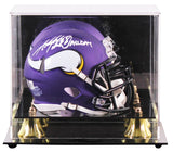 Vikings Adrian Peterson "All Day" Signed Speed Mini Helmet w/ Case BAS Witnessed