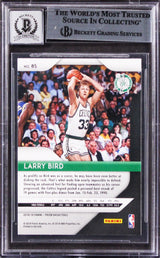 Celtics Larry Bird Authentic Signed 2018 Panini Prizm #85 Card Auto 10 BAS Slab