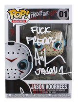 Ari Lehman "2x Insc" Signed Jason #01 Funko Pop Vinyl Figure BAS Wit #3W150410