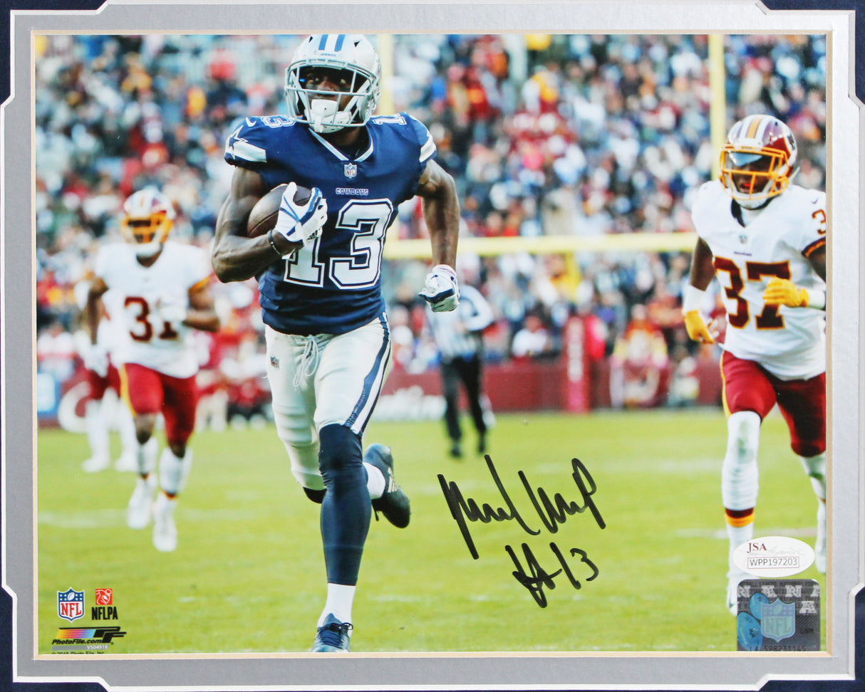 Cowboys Michael Gallup Authentic Signed 8x10 Framed Photo JSA #WPP197203