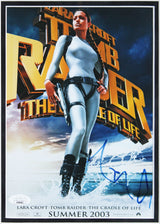 Angelina Jolie Tomb Raider Authentic Signed 8x10 Framed Photo JSA #AS84842