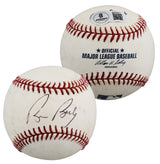 Rangers Bruce Bochy Authentic Signed Allen Selig OML Baseball BAS #BV70371