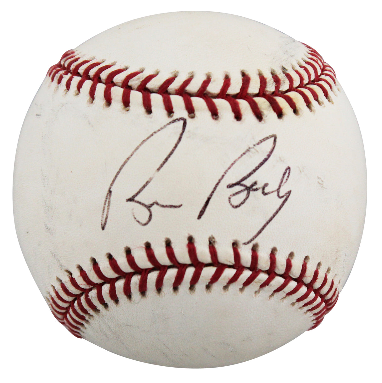 Rangers Bruce Bochy Authentic Signed Allen Selig OML Baseball BAS #BV70371