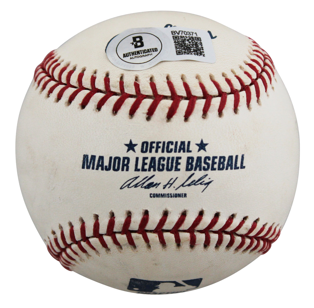 Rangers Bruce Bochy Authentic Signed Allen Selig OML Baseball BAS #BV70371