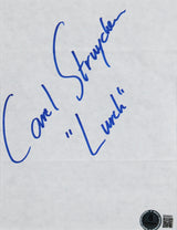 Carel Struycken Addams Family "Lurch" Signed Cut Signature Framed Display BAS