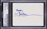 Bill Clinton "Thanks" Authentic Signed 1.5x3 Cut Signature PSA/DNA Slabbed