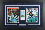Cowboys Randy White & Harvey Martin Authentic Signed Framed Display JSA 1