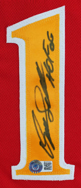 Dominique Wilkins "HOF 06" Authentic Signed Red Pro Style Framed Jersey BAS