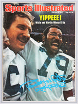 Cowboys Randy White & Harvey Martin Authentic Signed Framed Display JSA 1