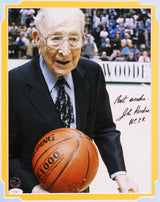 UCLA John Wooden "Best Wishes" Authentic Signed 11x14 Framed Photo JSA #D22960