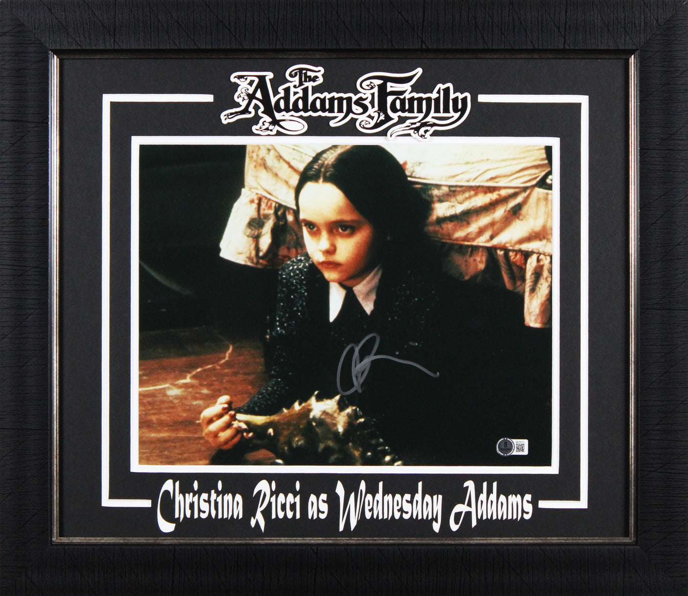 Christina Ricci The Addams Family Signed 11x14 Framed Photo BAS #BS78173