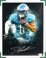 Eagles D'Andre Swift Authentic Signed 11x14 Framed Photo JSA #WA806884