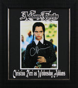 Christina Ricci The Addams Family Signed 8x10 Framed Photo BAS #WF47495