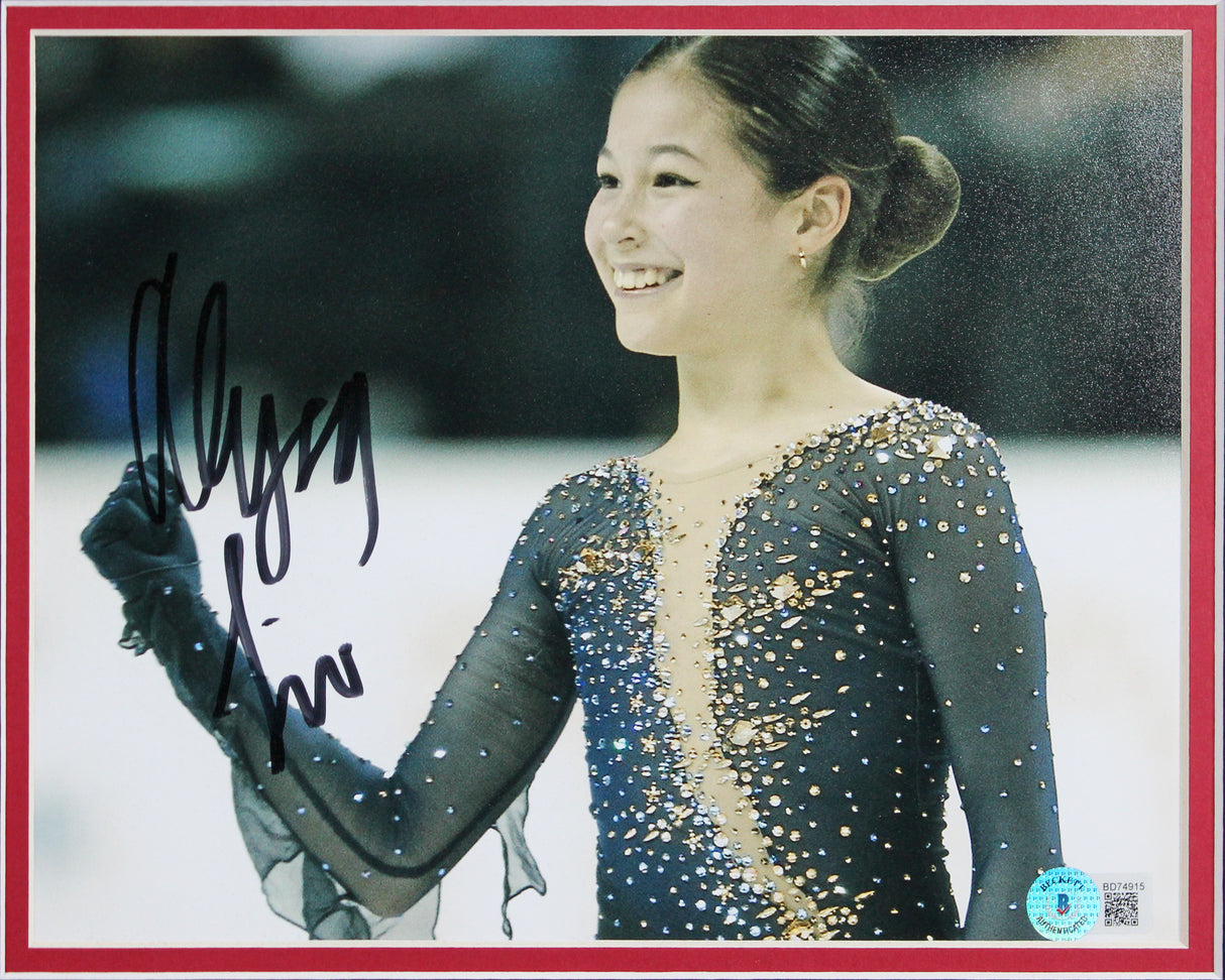 Alysa Liu Olympic Figure Skating Authentic Signed 8x10 Framed Photo BAS #BD74915