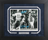 Cowboys Drew Pearson & Danny White Signed 11x14 Framed Photo BAS Wit #3W294750