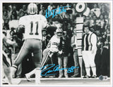 Cowboys Drew Pearson & Danny White Signed 11x14 Framed Photo BAS Wit #3W294750