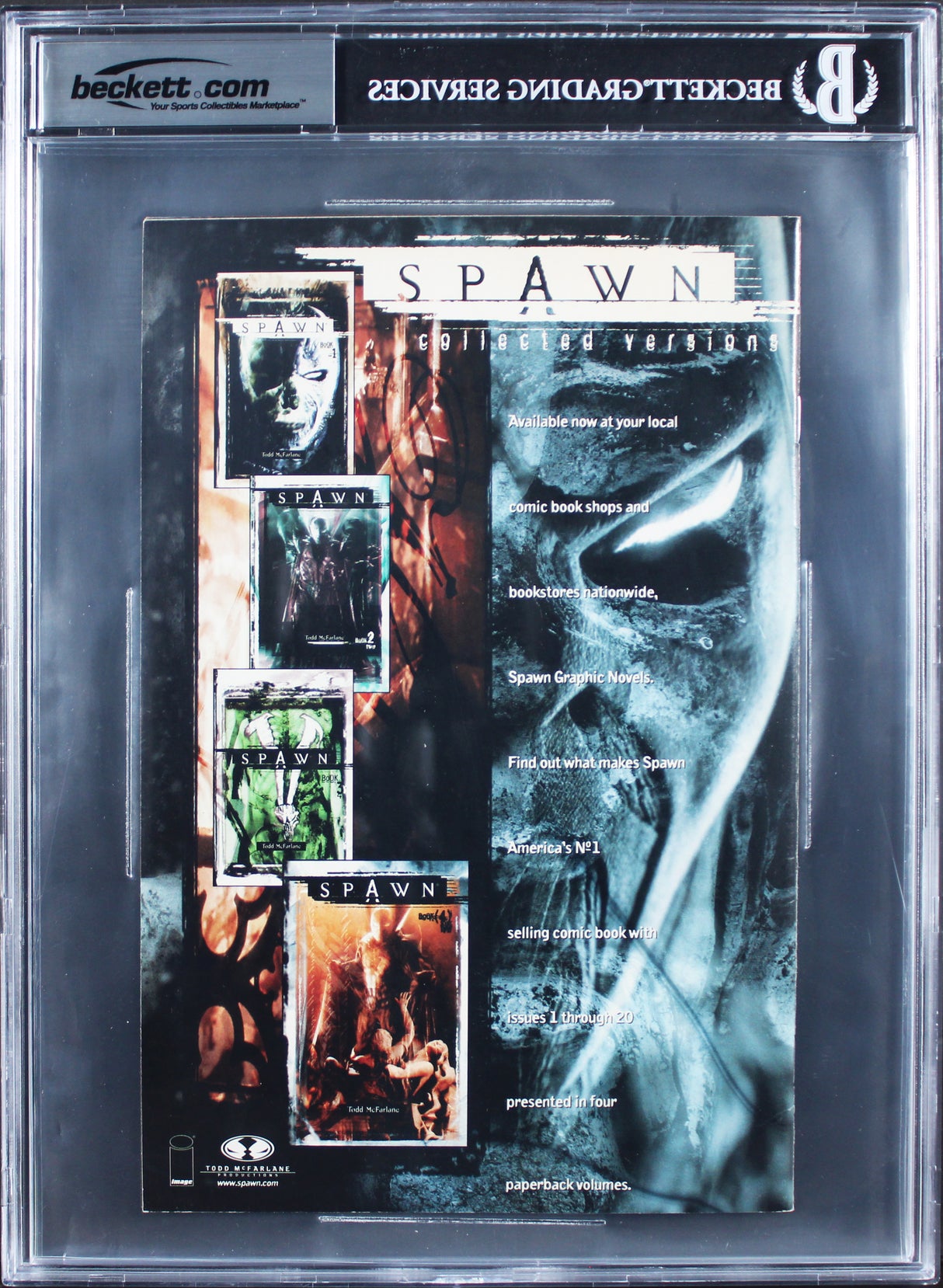 Todd McFarlane Spawn Authentic Signed 1997 Spawn #65 Comic Book BAS Slabbed