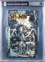 Todd McFarlane Spawn Signed 1997 Curse of the Spawn #14 Comic BAS Slabbed