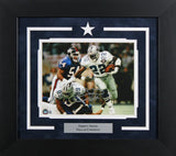 Cowboys Emmitt Smith Authentic Signed 8x10 Framed Photo Autographed BAS #BB56847